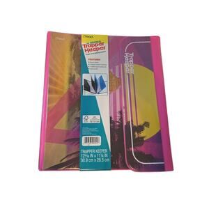 Mead Original Trapper Keeper Binder Retro Vintage Style SUNSET Nostalgia NEW